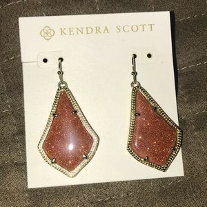 Kendra Scott Alex earrings in goldstone